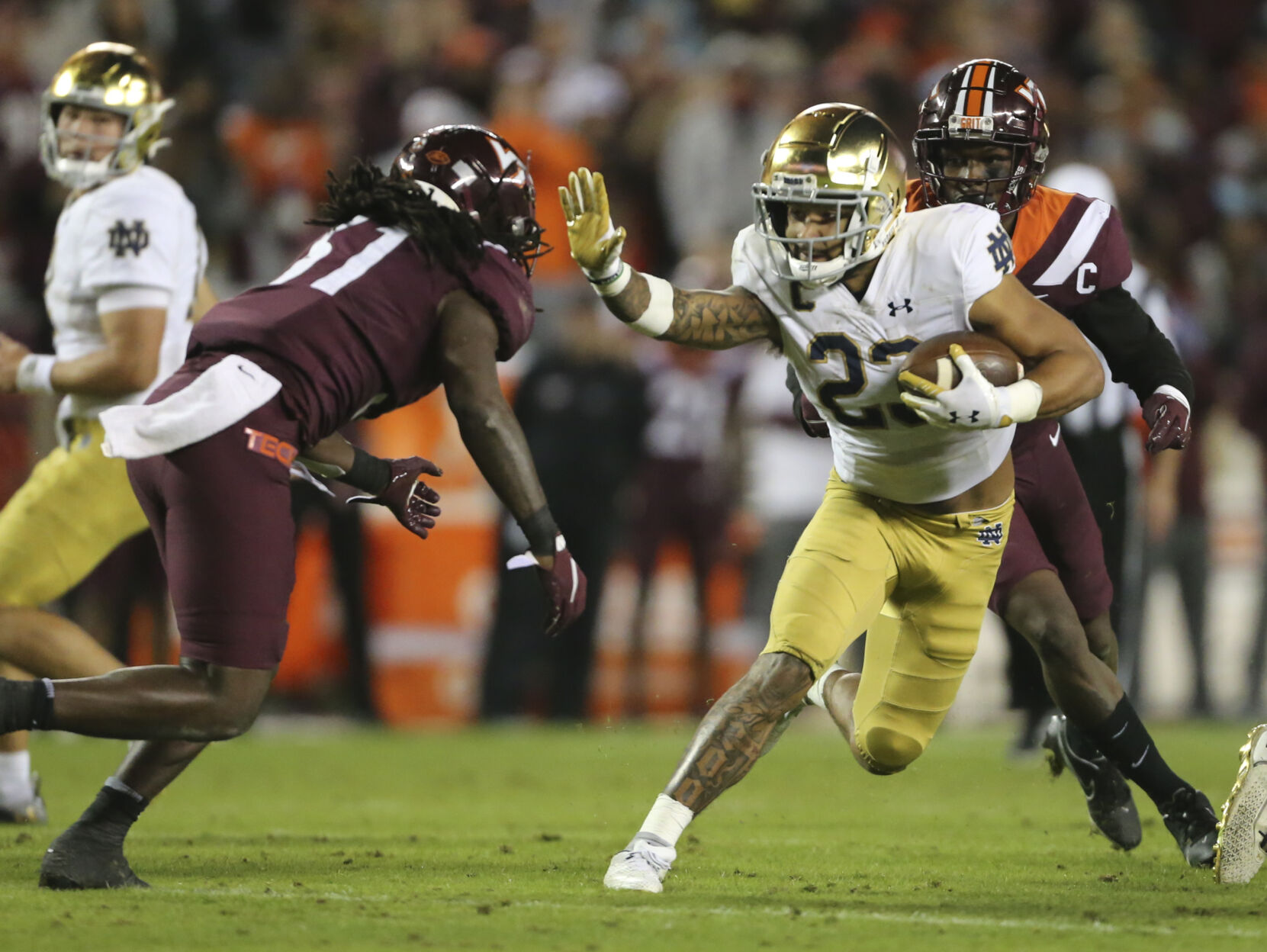 Notre Dame at Virginia Tech football